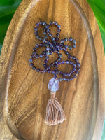 DIVINITY Amethyst Knotted Mala