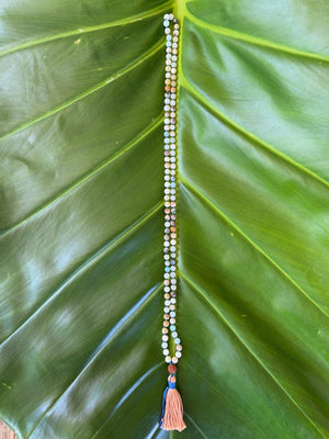 Amazonite Knotted Mala