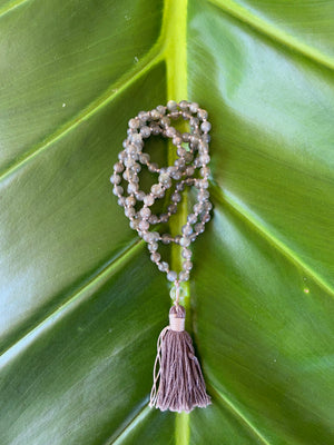 Labradorite Knotted Mala