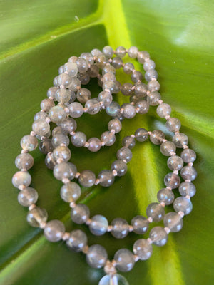 Labradorite Knotted Mala